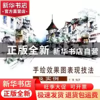 正版 手绘效果图表现技法及实例 王捷编 上海科学技术文献出版社