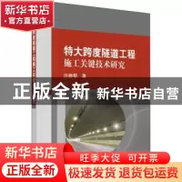 正版 特大跨度隧道工程施工关键技术研究 许崇帮著 科学出版社 97