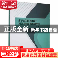 正版 多元文化视角下英汉翻译策略研究 王怡著 北京工业大学出版