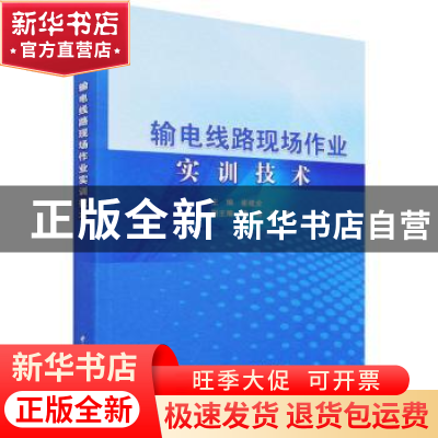 正版 输电线路现场作业实训技术 崔建业,虞驰,应健 中国水利水电