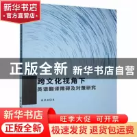 正版 跨文化视角下英语翻译障碍及对策研究 戚燕丽著 北京工业大