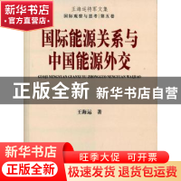 正版 国际能源关系与中国能源外交 王海运著 上海大学出版社 9787
