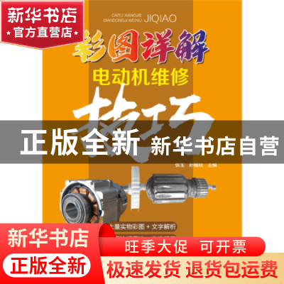 正版 彩图详解电动机维修技巧 张玉 中国电力出版社 97875198317