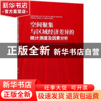 正版 空间聚集与区域经济差异的统计测度及因素分析 庄赟 经济科