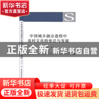 正版 中国城乡融合进程中农村文化的变迁与发展 周军 中国社会科