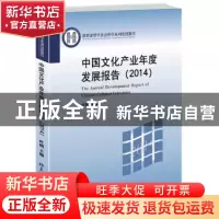 正版 中国文化产业年度发展报告:2014:2014 叶朗主编 北京大学出