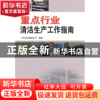 正版 重点行业清洁生产工作指南 王大力主编 广东科技出版社 9787