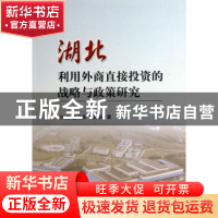 正版 湖北利用外商直接投资的战略与政策研究 付红,聂名华,徐田