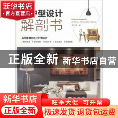 正版 小户型设计解剖书 李江军编 中国电力出版社 9787519823412