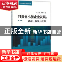 正版 甘肃省小微企业发展:环境、政策与战略 马文静,周翔 中国社