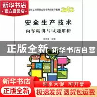 正版 安全生产技术内容精讲与试题解析 宋大成主编 中国石化出版