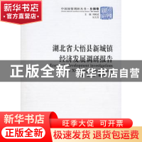 正版 湖北省大悟县新城镇经济发展调研报告 钱津 中国社会科学出