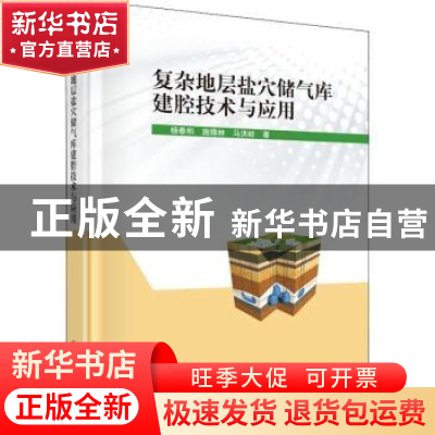 正版 复杂地层盐穴储气库建腔技术与应用 杨春和//施锡林//马洪岭