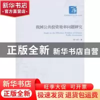 正版 我国公共投资效率问题研究 杨飞虎 著 经济管理出版社 9787