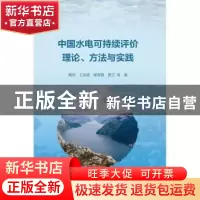 正版 中国水电可持续评价理论、方法与实践 隋欣,王东胜,杨宝银