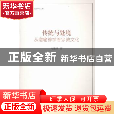 正版 传统与处境:从隐喻神学看宗教文化 高健群著 暨南大学出版社