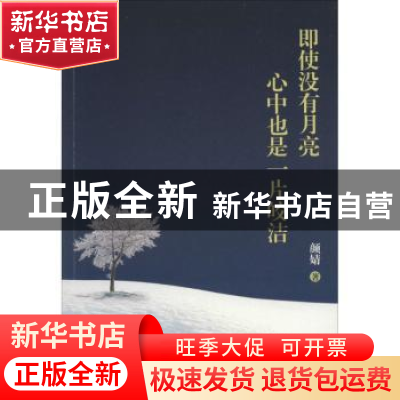 正版 即使没有月亮,心中也是一片皎洁 颜婧著 新世界出版社 9787