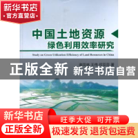 正版 中国土地资源绿色利用效率研究 谢花林,王伟,何亚芬 经济管