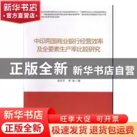 正版 中印两国商业银行经营效率及全要素生产率比较研究 张华节