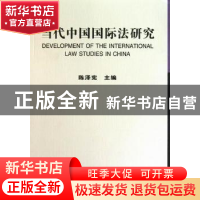 正版 当代中国国际法研究 陈泽宪 中国社会科学出版社 9787500493