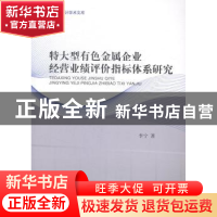 正版 特大型有色金属企业经营业绩评价指标体系研究 李宁著 经济