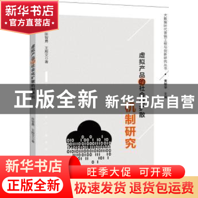 正版 虚拟产品的社会化扩散机制研究 陈智勇,王殿文 北京大学出