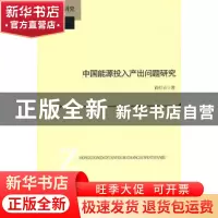 正版 中国能源投入产出问题研究 尚红云著 北京师范大学出版社