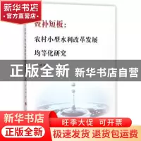 正版 查补短板:农村小型水利改革发展均等化研究 柯高峰著 人民出