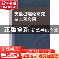 正版 支盘桩理论研究及工程应用 高笑娟,朱向荣主编 科学出版社