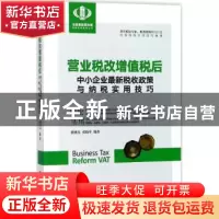 正版 营业税改增值税后中小企业最新税收政策与纳税实用技巧 翟继