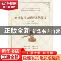 正版 矿业权司法解释案例疏议 李显冬 人民出版社 9787010167107