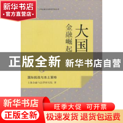 正版 大国金融崛起:国际挑战与本土策略 上海金融与法律研究院著