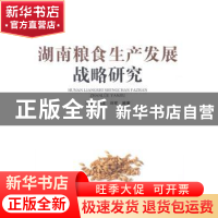 正版 湖南粮食生产发展战略研究 邓文,杨玉,刘军编著 湖南大学