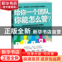 正版 给你一个团队,你能怎么管? 赵伟著 江苏文艺出版社 978753