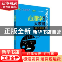 正版 心理学考研大表哥核心表格 迷死他赵 原子能出版社 97875022