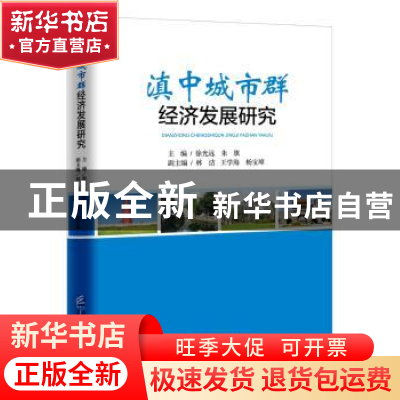 正版 滇中城市群经济发展研究 徐光远,朱旗著 企业管理出版社 97