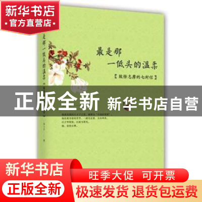 正版 最是那一低头的温柔:致徐志摩的七封信 凌小汐著 长江文艺出