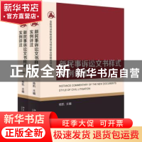 正版 新民事诉讼文书样式实例评注 杨凯主编 北京大学出版社 9787