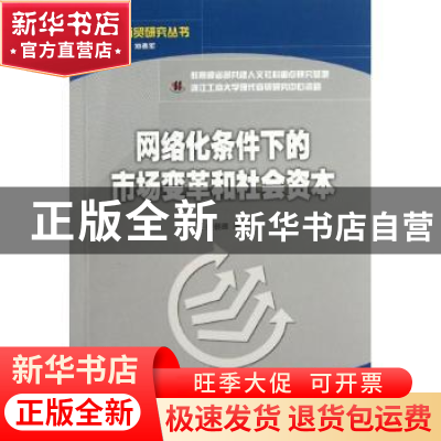 正版 网络化条件下的市场变革和社会资本 娄朝晖 经济科学出版社