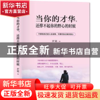 正版 当你的才华,还撑不起你的野心的时候 罗健 天地出版社 9787