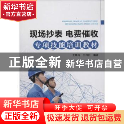 正版 现场抄表 电费催收专项技能培训教材 王晓玲,王伟红编著 中