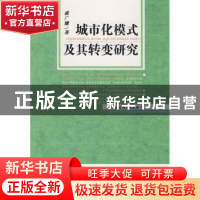 正版 城市化模式及其转变研究 盛广耀 中国社会科学出版社 978750