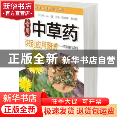 正版 常用中草药识别应用图谱:按功效主治分类 张宏伟,袁立霞主