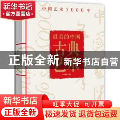 正版 最美的中国古典艺术:中国艺术5000年 中青雄狮编著 中国青年