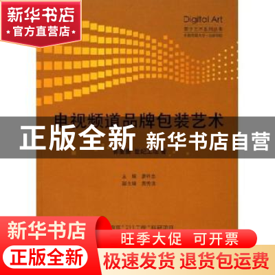 正版 电视频道品牌包装艺术 郭蔓蔓,世纪工场著 中国广播电视出