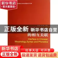 正版 汉语词汇·句法·语音的相互关联 徐杰,钟奇 北京语言大学出