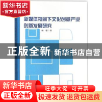 正版 新媒体视阈下文化创意产业创新发展研究 颜聪著 中国纺织出