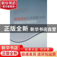 正版 劳动关系法律调整中的刑事责任问题研究 孙燕山著 中国人民