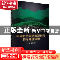 正版 中国社会系统资源利用的可用能分析 张博,孟征 科学出版社