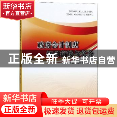正版 政府会计制度新旧衔接与实务 刘志霞 郑州大学出版社 978756